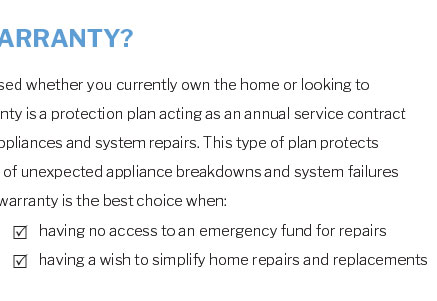 home warranty storey